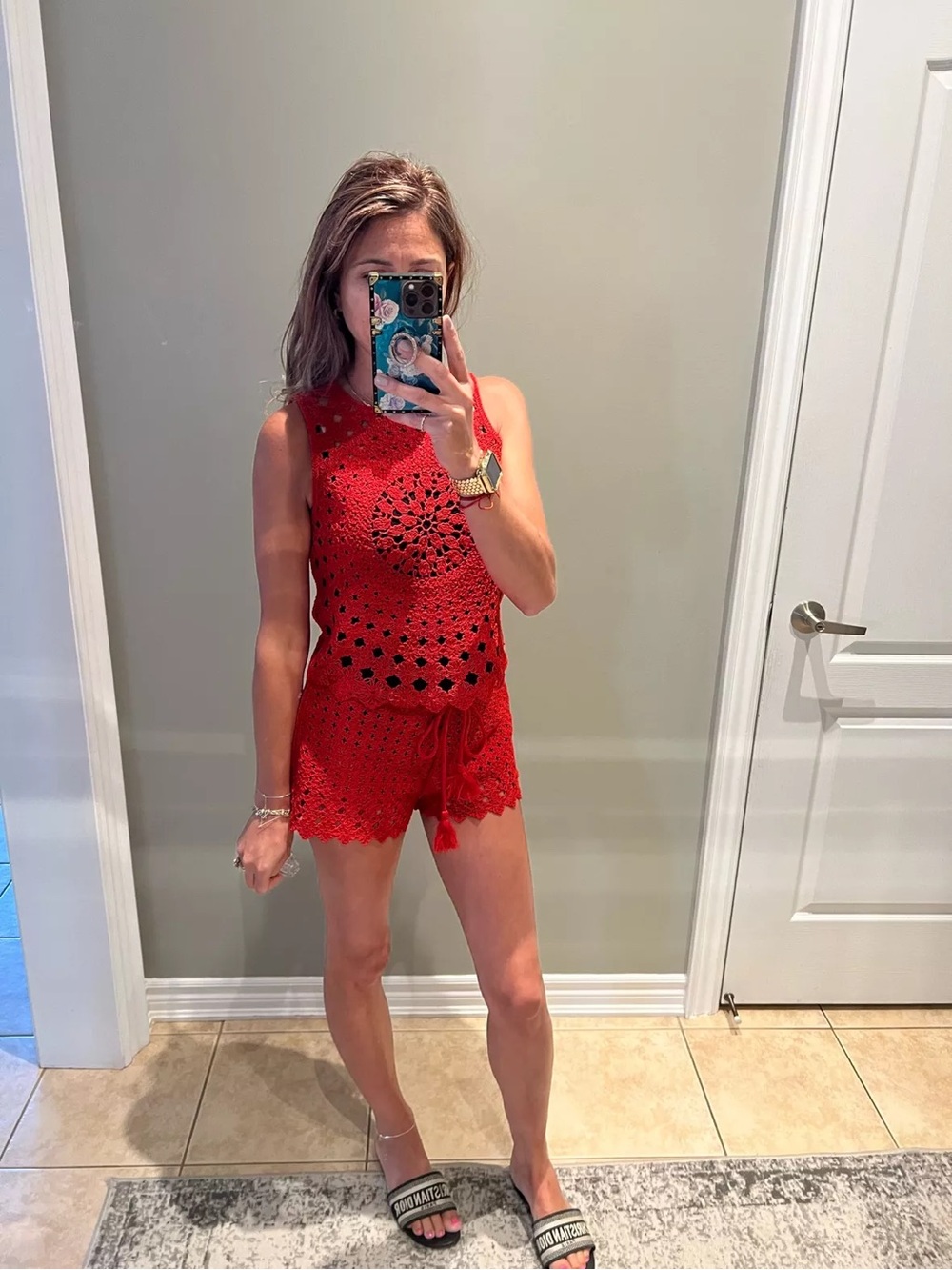 H&M Red Crochet Set - Picture 4 of 7